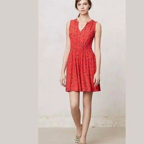 Anthropologie Dresses & Skirts - Leifnotes Anthro Anchors & Boats red dress small